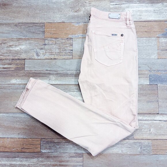 GARCIA Pink Distressed Cropped Skinny Jeans | Low Rise Denim | Size 28 x 28 * - Picture 5 of 13